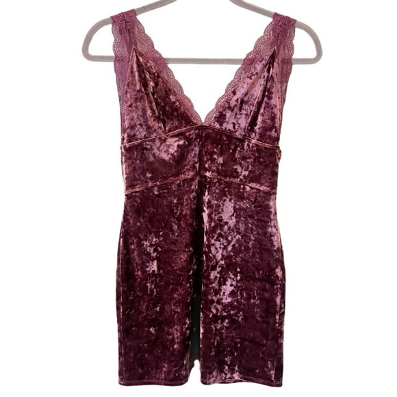 Free People Dress Women's Small Intimately Viper Velvet Chemise Bodycon Slip - Picture 1 of 6